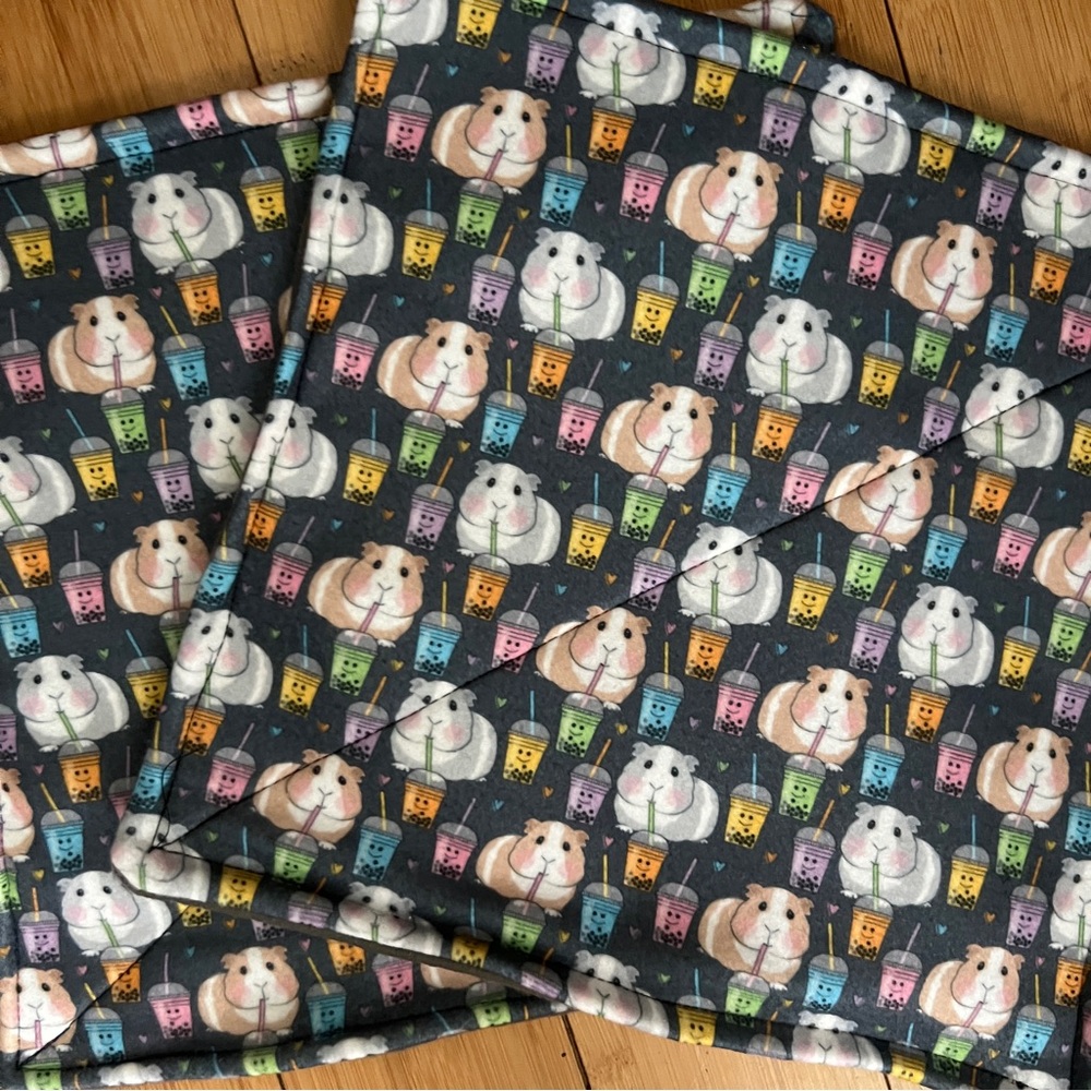 Guinea pig P pads BOBA Fleece Reversible 11” Lot 2 washable New